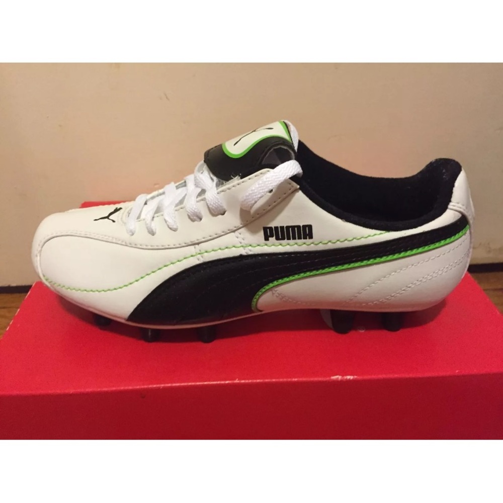 NEW Puma Hamati XL I FG Women's Soccer Cleats White Black Green
